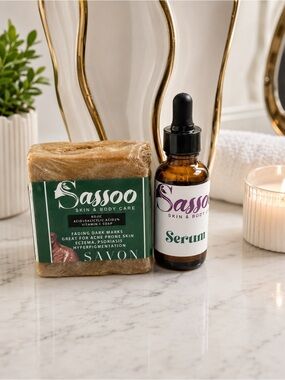 Green Soap & Amber Serum - Skin & Body Care Duo